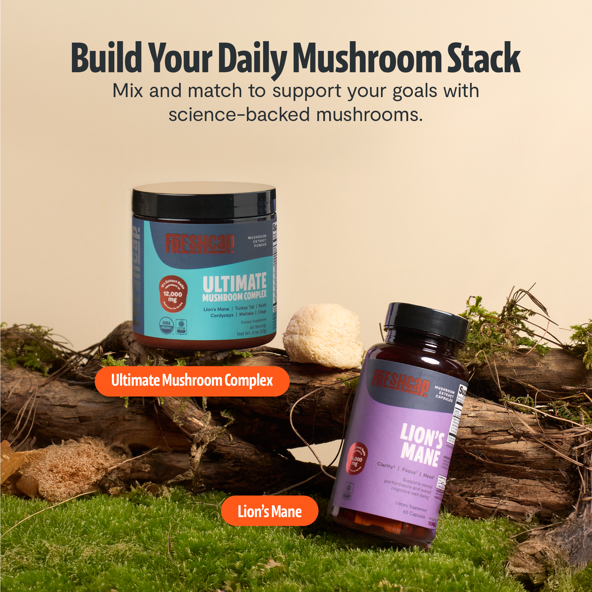Organic Lion’s Mane Capsules